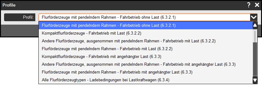 Prüfprofile der DIN EN 15830